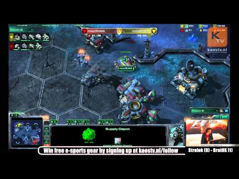 Strelok vs BratOK Map 2 - Black Dragon League Starcraft 2