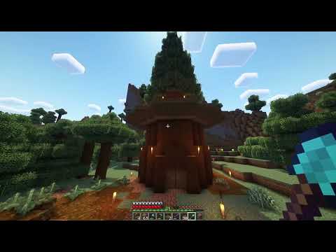 Minecraft Let’s Play Ep. 433 – Building a Wraparound Balcony on the Spruce Treehouse