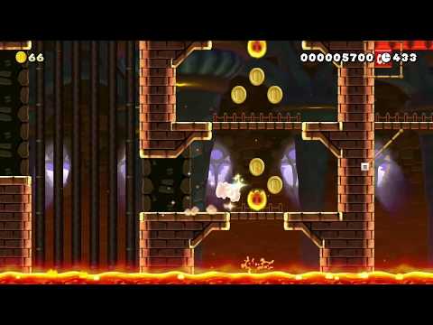Bowsers Fiery Fortress by OminousBoi - Super Mario Maker 2 - No Commentary 1bz