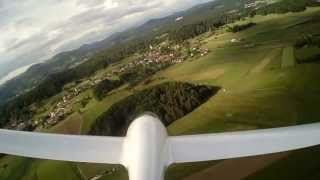 preview picture of video 'APIS Electro - RC self-launching glider model 6m M1:2.5'