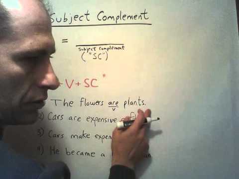 SM, Subject Complements A, 7