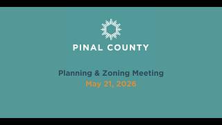 Planning & Zoning Meeting - May 21, 2026