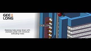 Geelong veneer hot press dryer machine with stainless steel plate with moisture extruding holes