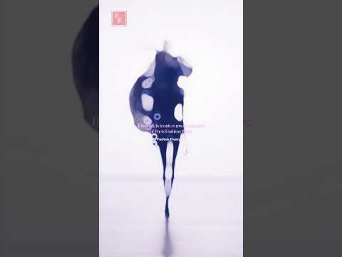 Iconic runway moment✨ Anok Yai walk for Mugler Spring summer 2024 #models #anokyai #shorts #viral