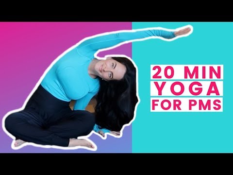 20 Min Beginner Yoga For PMS (Ease Cramps & Bloating)