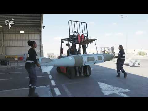 Mk84 bombs assembly with JDAM kits at one of the Israeli Air Force base