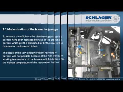 SCHLAGER Industrieofenbau GmbH   Modernisation of a rotary hearth furnace