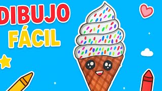 Learn to draw easy for kids | Episode: 2 Ice cream 🍦🍨🍦