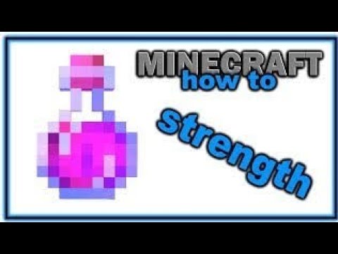 Wisnu - 19 - How to make Potion Of Strength in Minecraft #Short