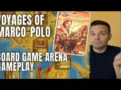 Voyages of Marco Polo Board Game Arena Gameplay