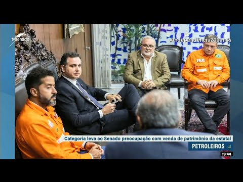 Em reunião com Pacheco, CUT e petroleiros questionam política do governo para Petrobras