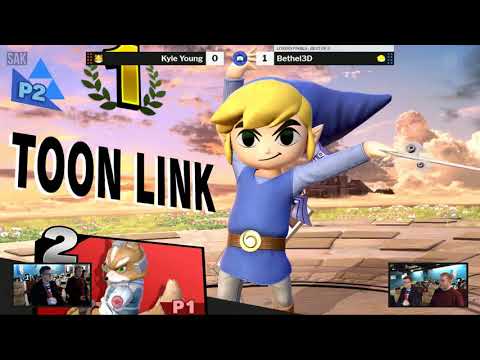 TSL 158 - Losers Finals - Kyle Young (Bayonetta/Fox/Donkey Kong) vs Bethel3D (Toon Link)