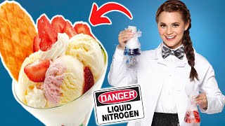 HOW TO MAKE ICE CREAM WITH LIQUID NITROGEN - NERDY NUMMIES