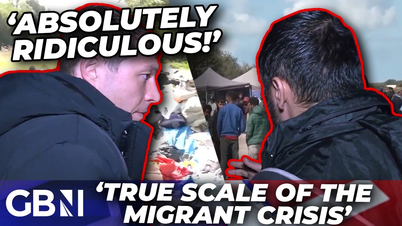 ‘Absolutely RIDICULOUS’ | French Police STOP Patrick Christys as migrants pass carrying life jackets
