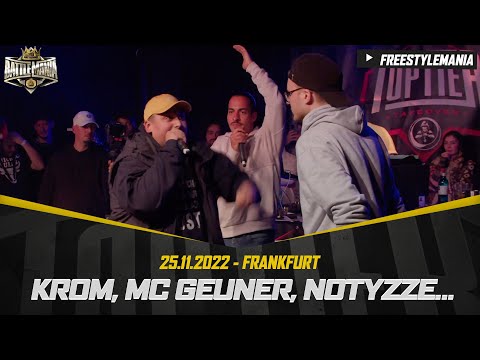 TopTier Takeover FFM: 25.11.22 - Freestylemania Fullclip mit Krom, Tommy 2 Late, Notyzze, MC Geuner