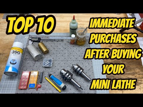 Top 10 Immediate Purchases after you buy a Mini lathe. Vevor Grizzly LMS Precision Matthews Seig