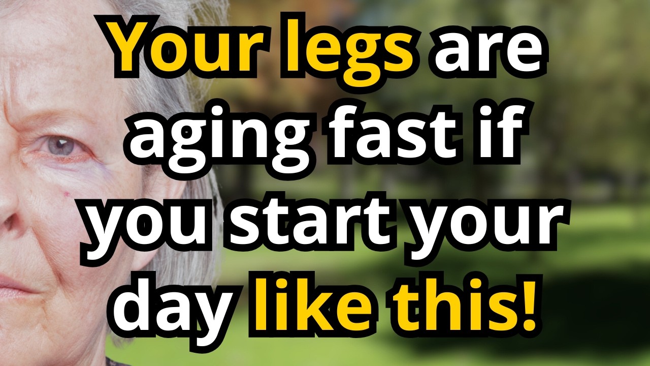 7 Morning Habits That Weaken Your Legs After 60 – Stop Doing These Now!