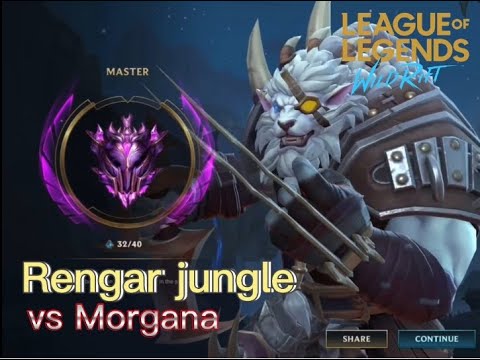 Wild Rift: Rengar vs Morgana jungle (Master 32+1)
