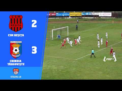 Liga 2 Casa Pariurilor, Etapa 18: CSM Reșița - Chindia Târgoviște 2-3, 21.02.2026