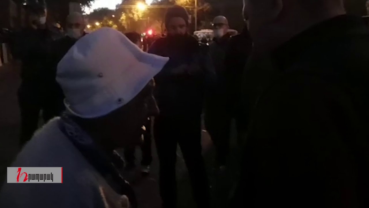 Տարեք ստեղից էս պրովոկատորին. ընդհարում նիկոլական կնոջ և ցուցարարների միջև