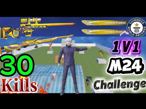 Omg 30 Kills😍in 8 Minutes Real M24 King is Back  Pubg Mobile Everyone Don't Challenge Me M24 😈