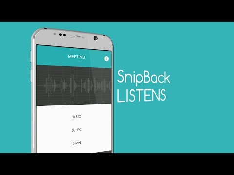 Snipback - Lifehacker smart vo Video