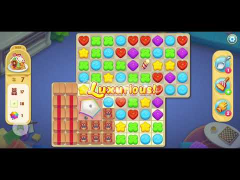 행복의저택/Matchington mansion Level 1659 Worst Win Boosters(Coin*3,Gloves)/Puzzle/Matchington/mansion