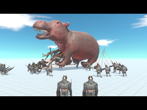 GIANT BABY HIPPO vs UNITS - Animal Revolt Battle Simulator