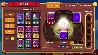 Dragonary Gameplay #111: Road to Epic Rarities - Altar - Breeding 🎮😍💪#shorts #playtoearn