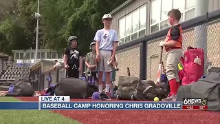 Omaha hosts baseball camp honoring Chris Gradoville