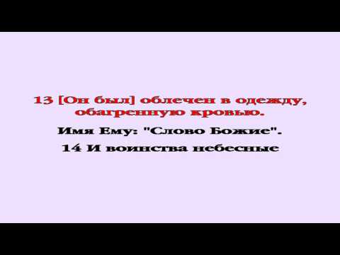 Видеобиблия. Откровение. Глава 19