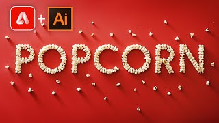 How to create Popcorn Text with Adobe Firefly & Adobe Illustrator