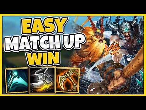 #1 TRYNDAMERE WORLD THIS IS HOW YOU DOMINATE WUKONG EVERY GAME (INFORMATIVE) - League of Legends