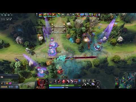 PSG.LGD TP's to save Ame | OG try to gank