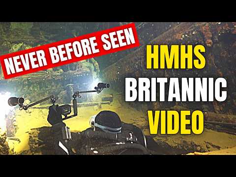 Never Before Seen Britannic Wreck Footage!