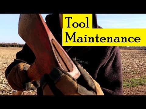 How to Tighten an Axe Head