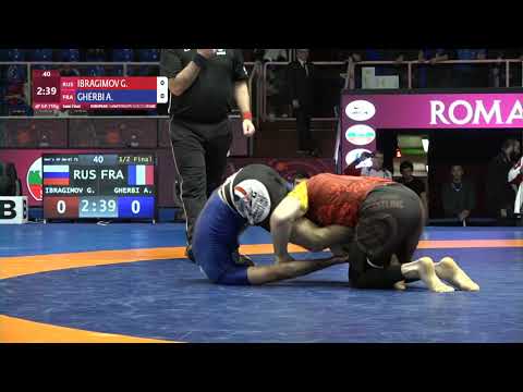 1/2 Men's GP No-Gi - 71 kg: G. IBRAGIMOV (RUS) v. A. GHERBI (FRA)