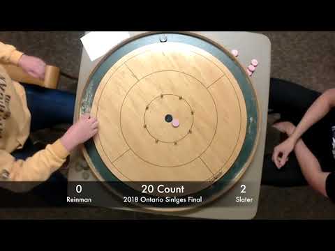Crokinole - 2018 Ontario Final - Reinman v Slater