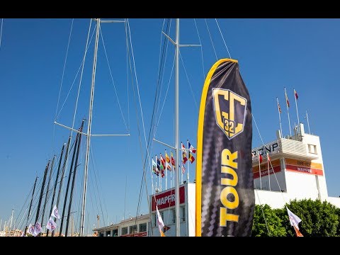 On the dock with the GC32 at Copa del Rey MAPFRE