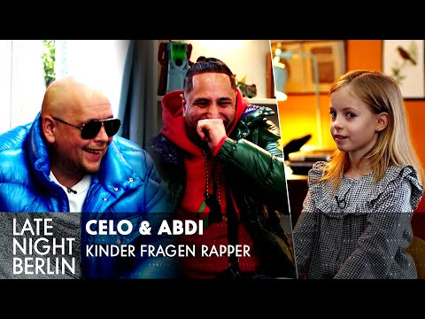 "What are you smoking in the video?" Kids ask rappers with Celo & Abdi | Late Night Berlin | ProS...