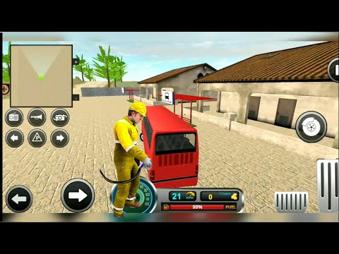 Uphill offroad bus driving sim 2022.