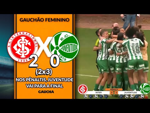 INTER (2) 2x0 (3) JUVENTUDE | MELHORES MOMENTOS | SEMIFINAL | GAUCHÃO FEMININO | 01/11/2025