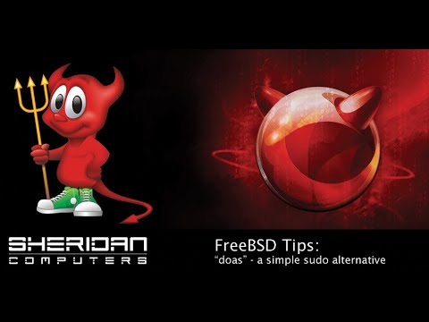 FreeBSD Tips - doas sudo alternative