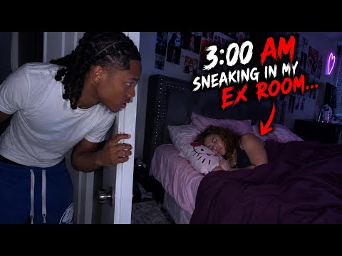 I SNUCK IN MY EX NAE ROOM AT 3 AM TO SEE IF SHE GOING (MUST WATCH 👀) PT 1