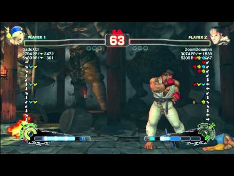SSF4 AE Ryu DoomDomainn vs GadoXCI Yun