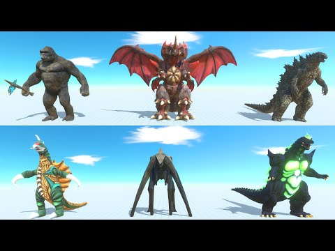 GODZILLA 2021; KING KONG AND DESTOROYAH VS SUPER GODZILLA; GIGAN 197X AND MUTO FEMALE - ARBS