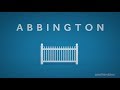 Abbington Vinyl Picket Fence Installation