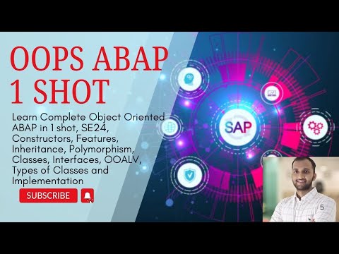 3. OOPS ABAP 1 Shot, Complete Object Oriented Programming in SAP ABAP