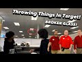 Throwing Random Items In TARGET BROKEN GLASS