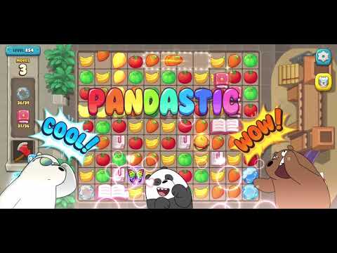 We Bare Bears the Puzzle for Kakao Season2 Level 854 - No Boosters